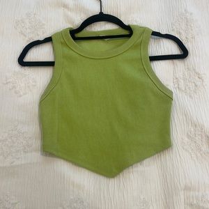 Hey Babe Green Top Size Small